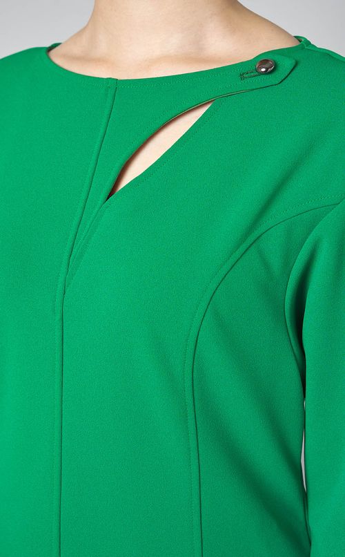 デザインネックカットソートップス