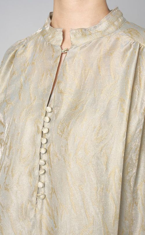 シャイニージャガードフレアワンピース