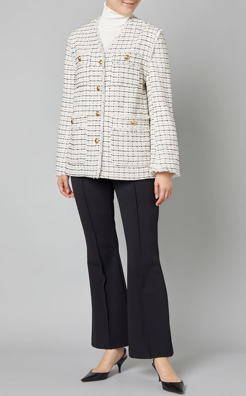 2wayツイードジャケット