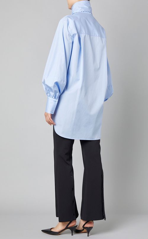 コットンボウタイドレスシャツ