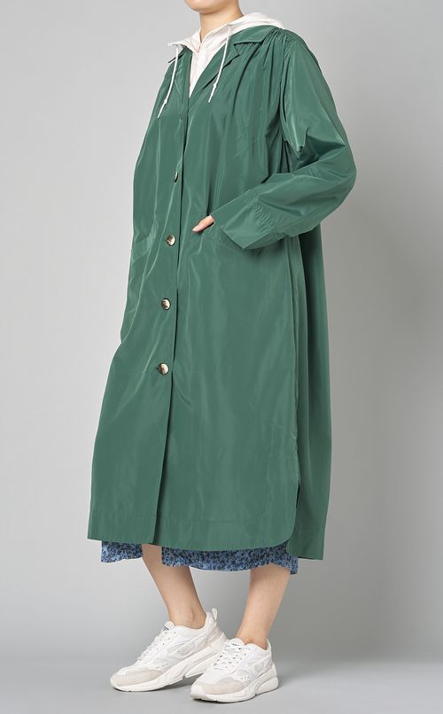 テックナイロンステンカラーコート