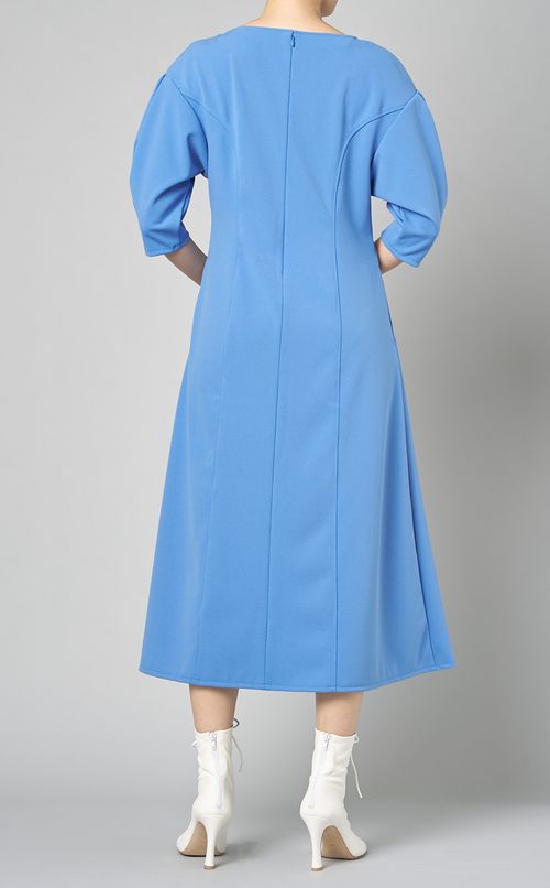 デザインネックカットソーワンピース