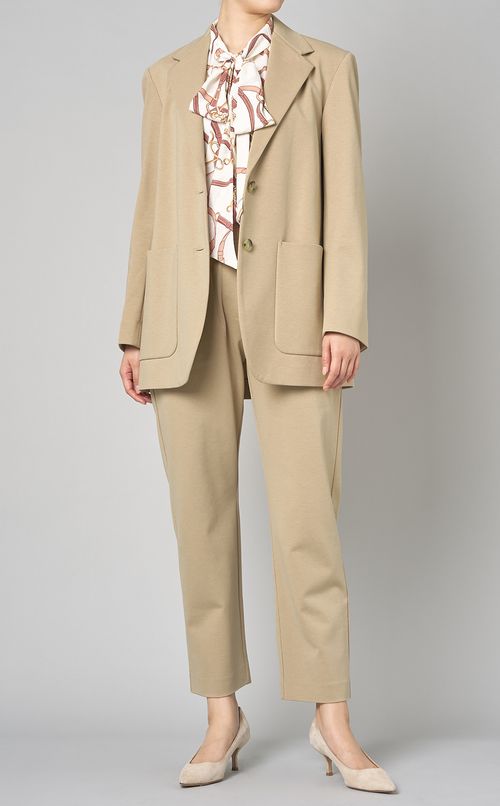 ジャージ2ボタンテーラードジャケット