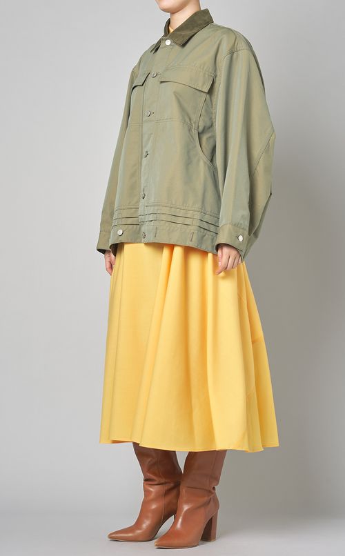 ダブルエンドツイルワーク2wayブルゾン