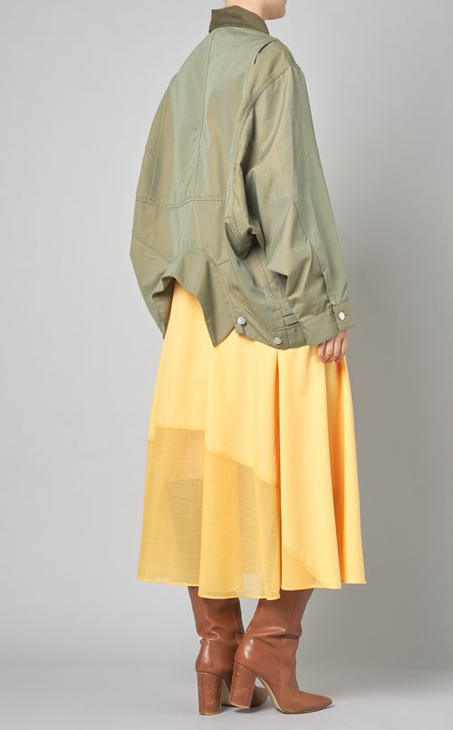 ダブルエンドツイルワーク2wayブルゾン