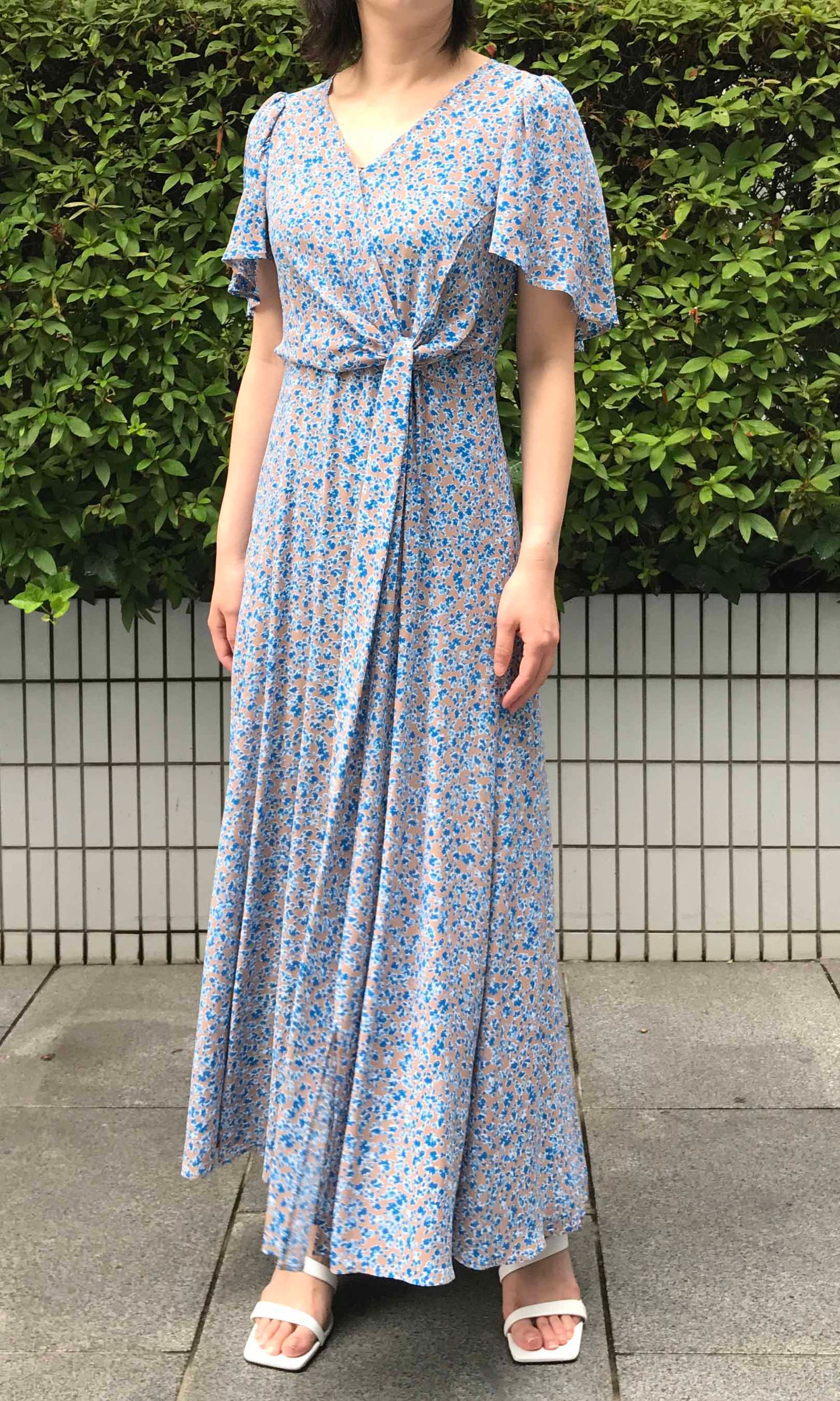 FRAY I.D｜カシュクールプリントワンピース