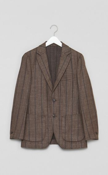 チェックシングルジャケット