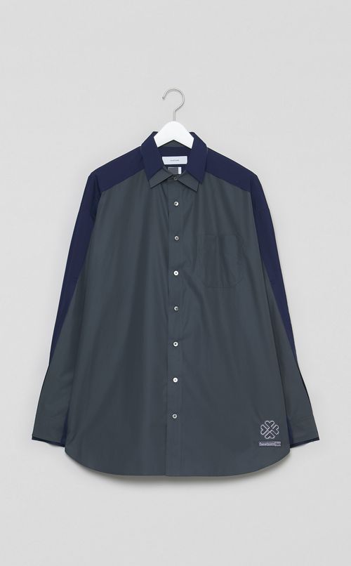 ツートーンビッグハートシャツ