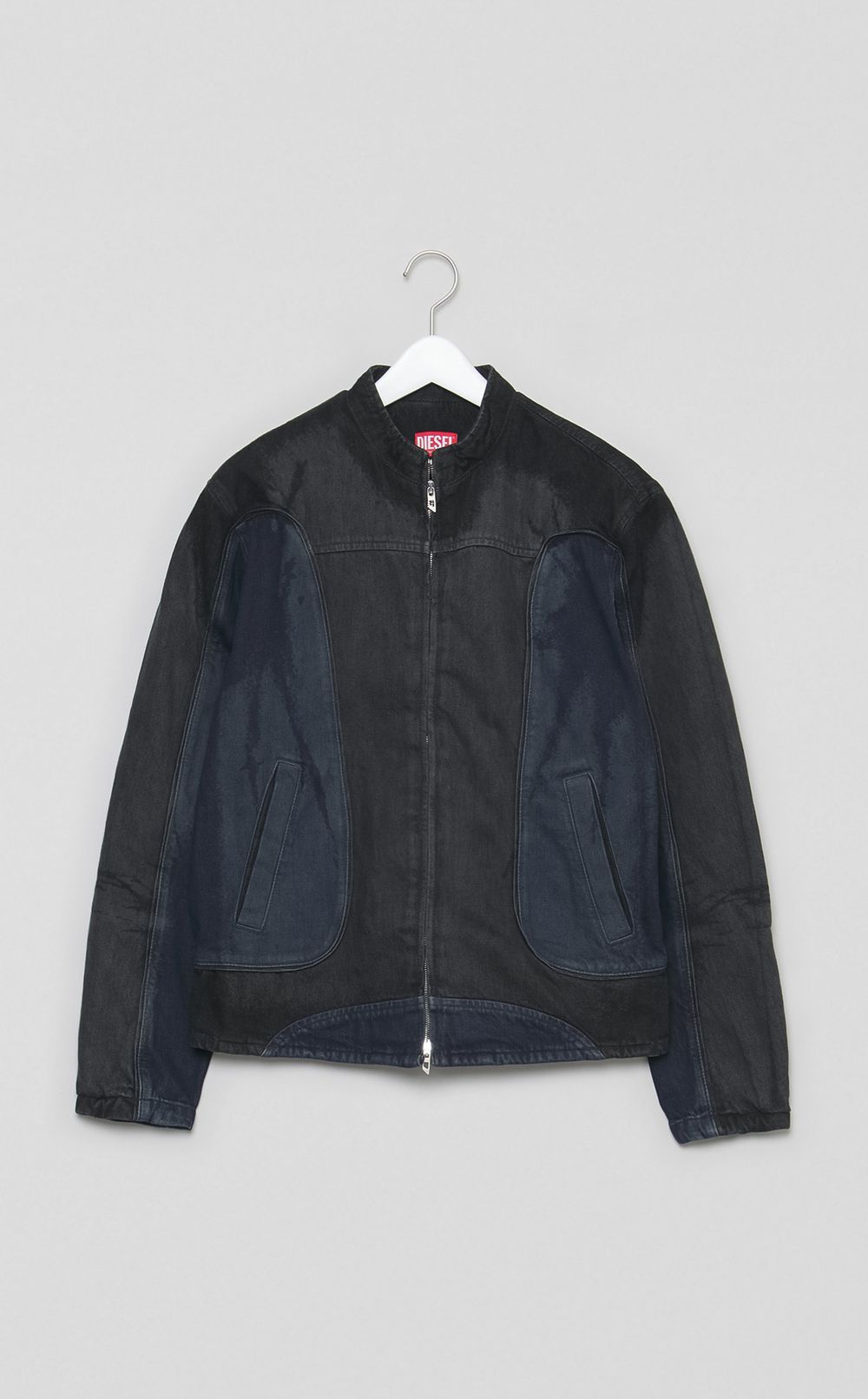 ジップアップデニムブルゾン