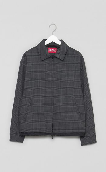 グレンチェックブルゾン