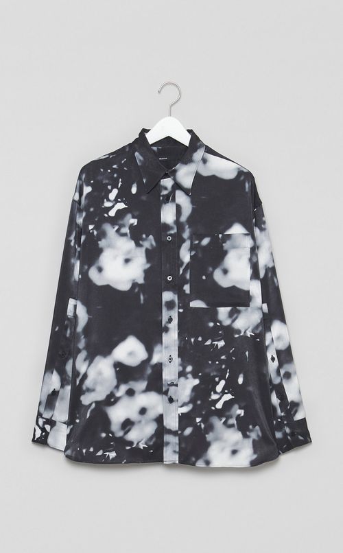 ボカシプリントオーバーシャツ