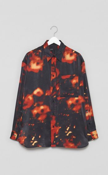 ボカシプリントオーバーシャツ