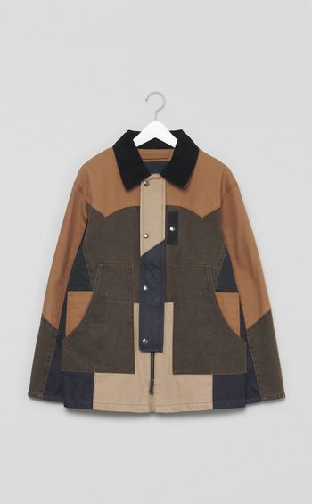 パッチワークウォッシュジャケット