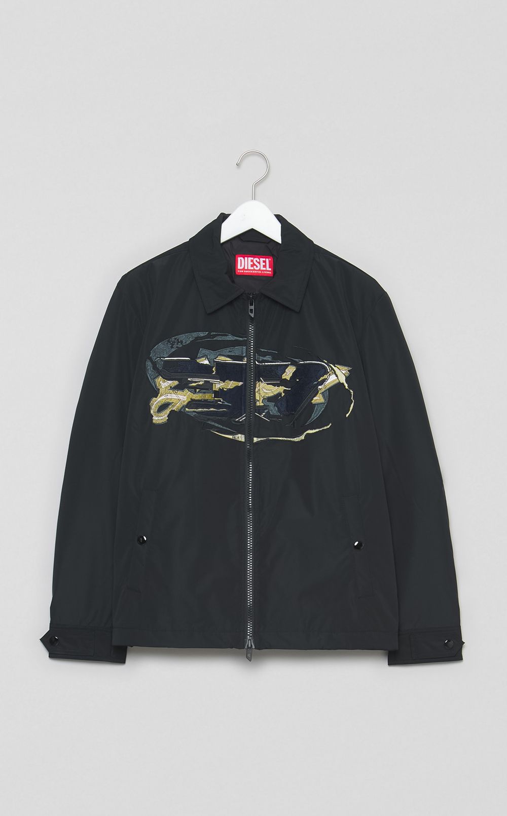 ジップアップロゴブルゾン