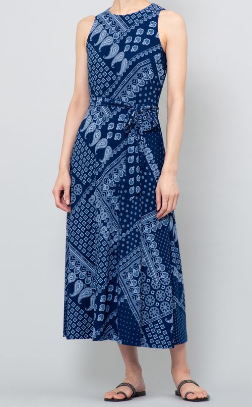 バンダナパッチワーク柄ワンピース