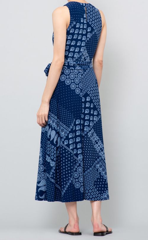 バンダナパッチワーク柄ワンピース