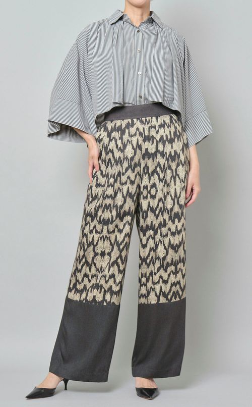 レオパードプリントパンツ