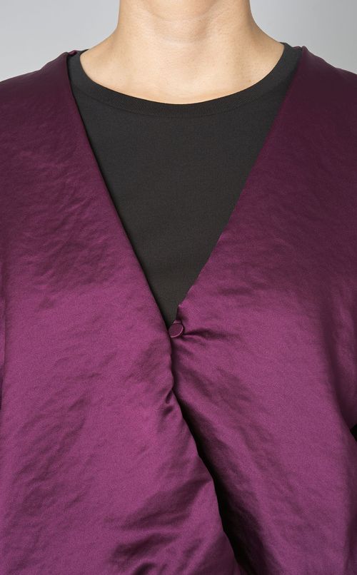 バルーンスリーブギャザーブラウス