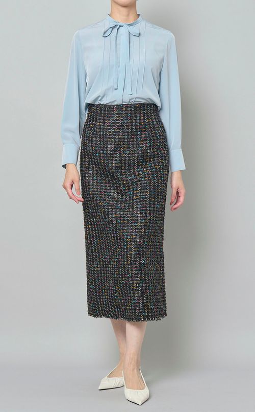 スリムボウタイブラウス