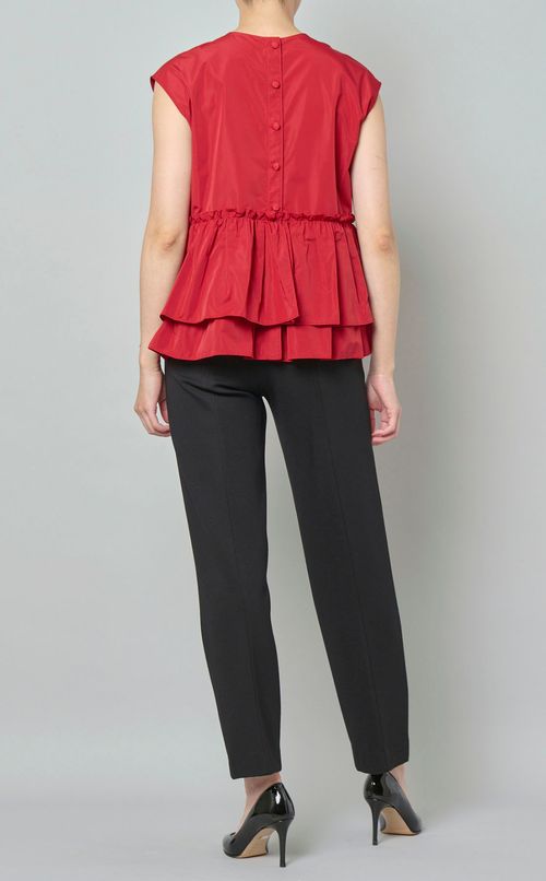 タフタティアードチュチュブラウス