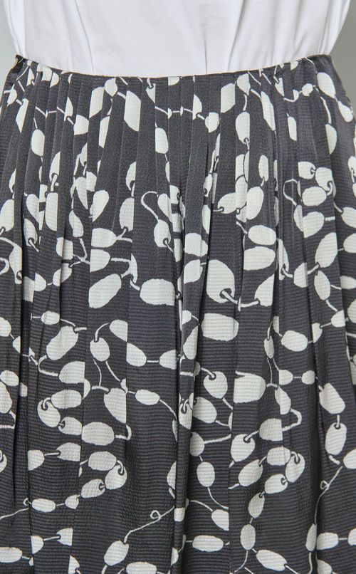 ローププリントギャザースカート