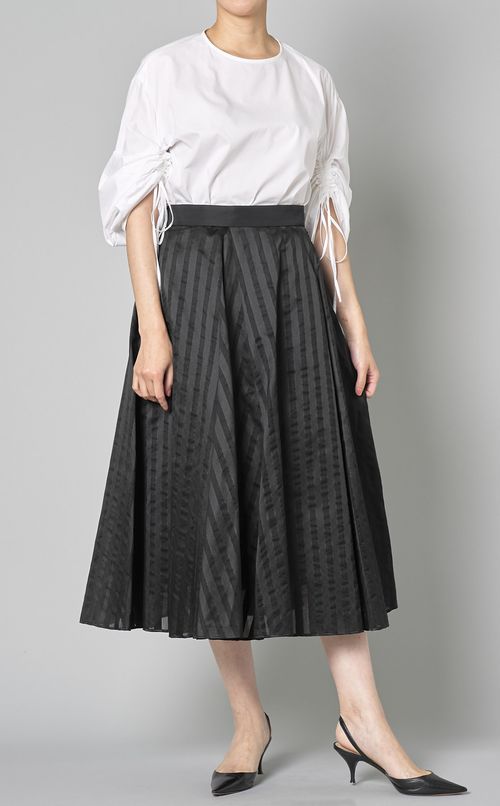 タイプライターギャザーブラウス