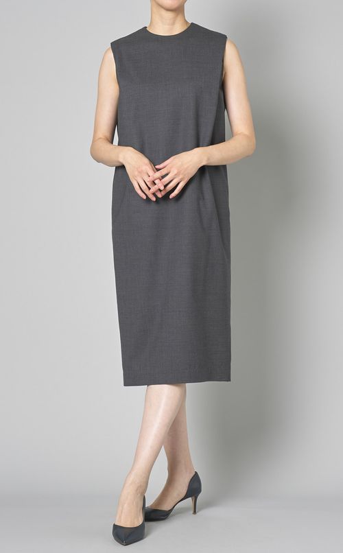 ウールサイドタックワンピース