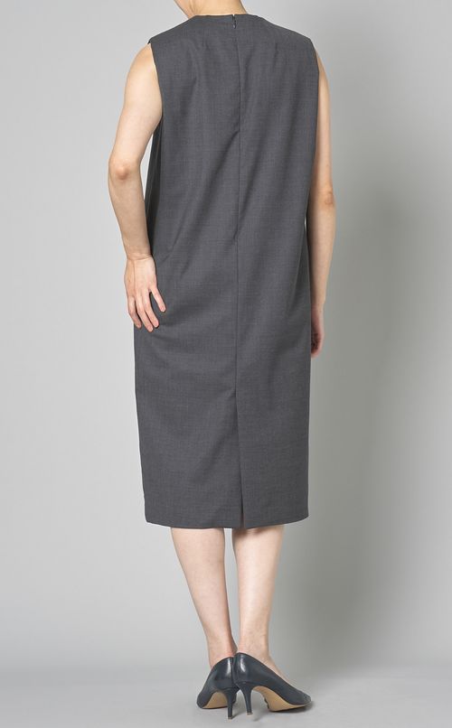 ウールサイドタックワンピース