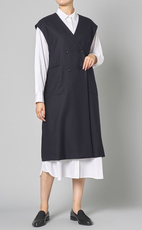 ライトフラノロングジレ