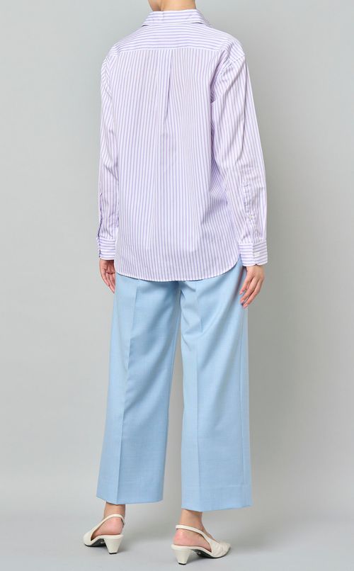 レジメンタルストライプシャツ