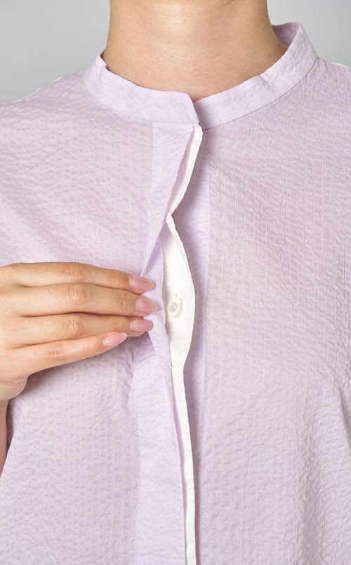 バンドカラーサッカーシャツ