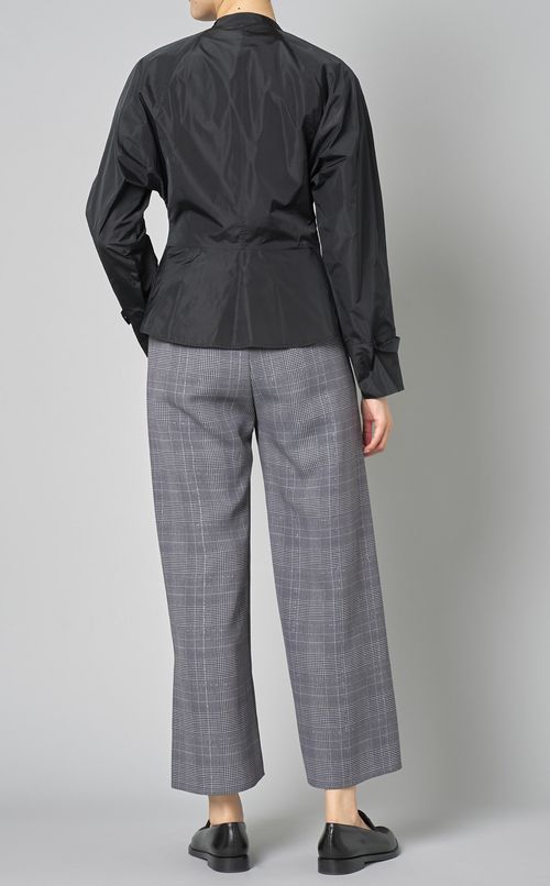 シルクタフタブルゾン