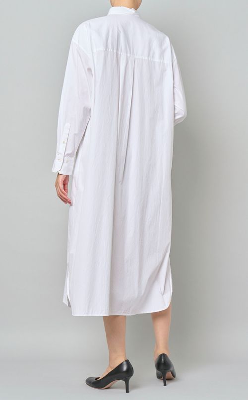 ブロードストライプシャツワンピース