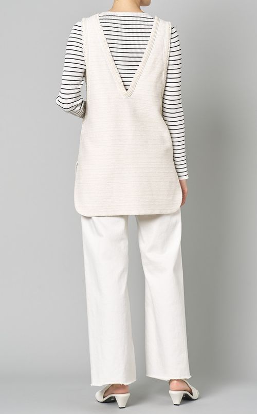 ドロップレットジャガードVネックベスト