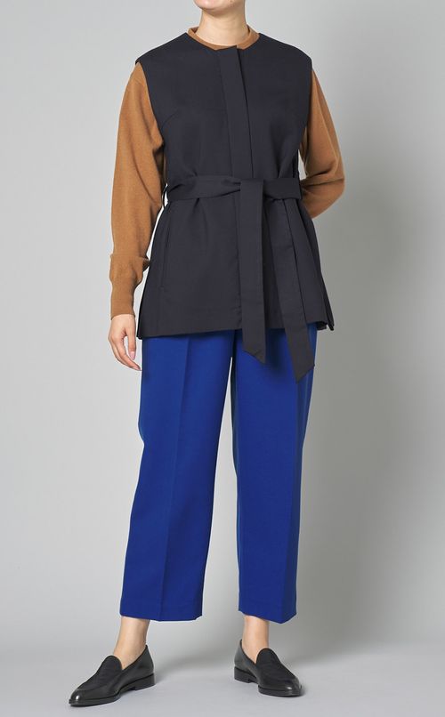 インターシャニットプルオーバー