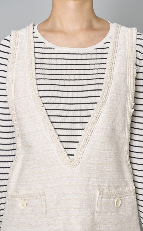 ドロップレットジャガードVネックベスト