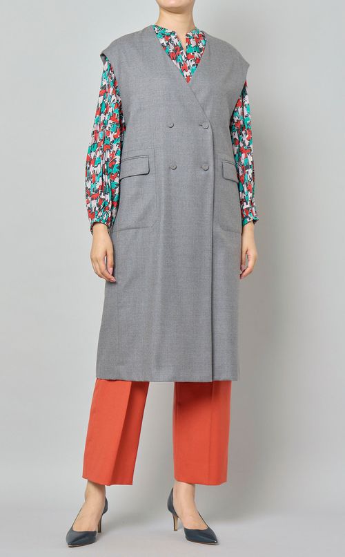 ライトフラノロングジレ