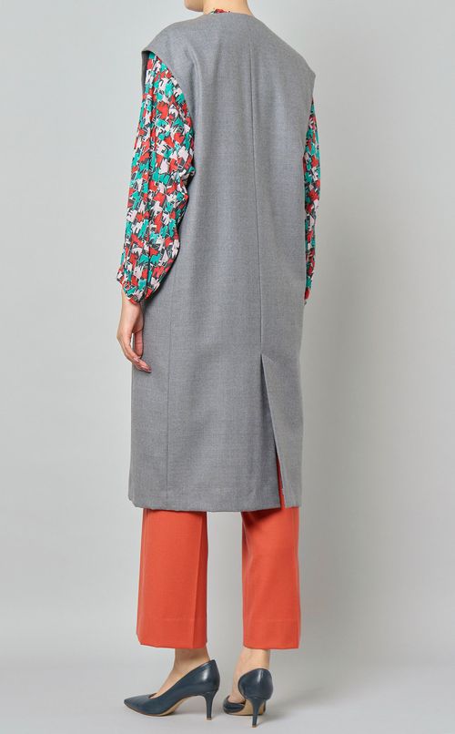 ライトフラノロングジレ