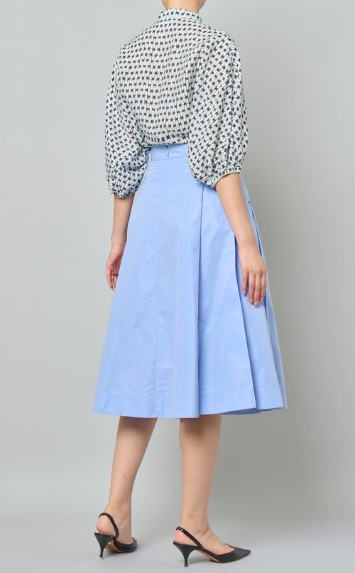 コットンダブルリングベルトスカート