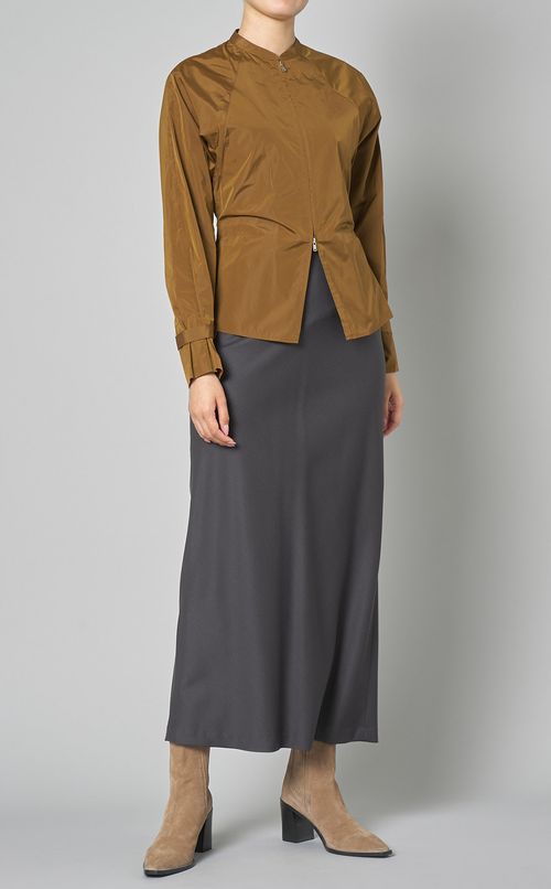 シルクタフタブルゾン