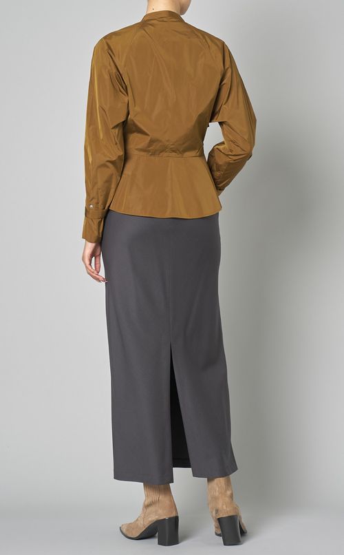 シルクタフタブルゾン