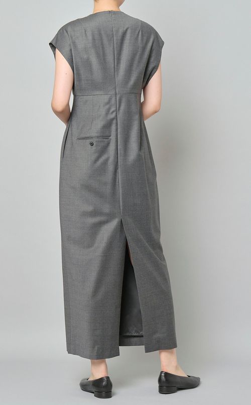 ウエストカーブドレープワンピース