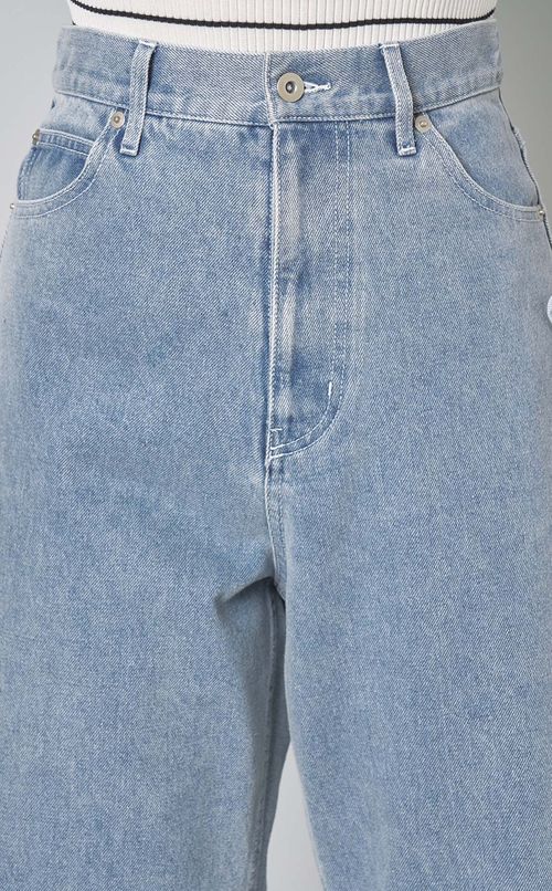 リボンデコレーションデニムパンツ