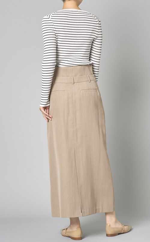 ダブルウエストタイトスカート