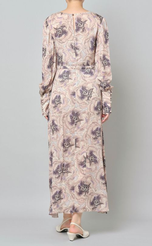 フラワープリントワンピース