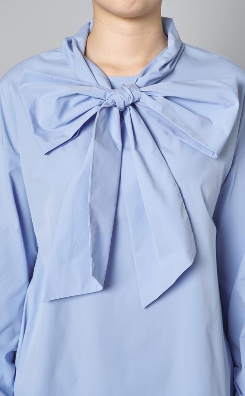 タイプライターボウタイブラウス