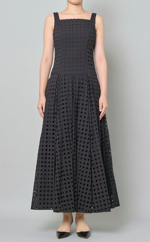 ホールドットキャミソールワンピース