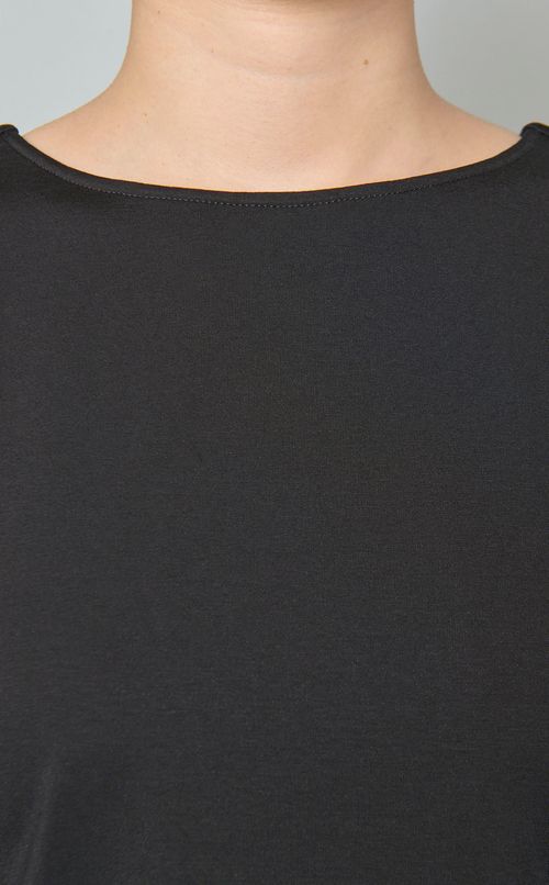 ポンチクルーネックAラインワンピース