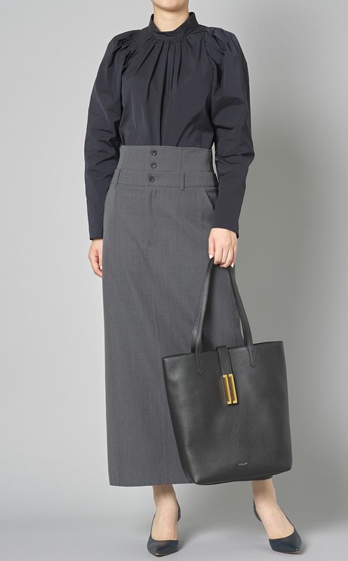 タフタビッグリボンブラウス