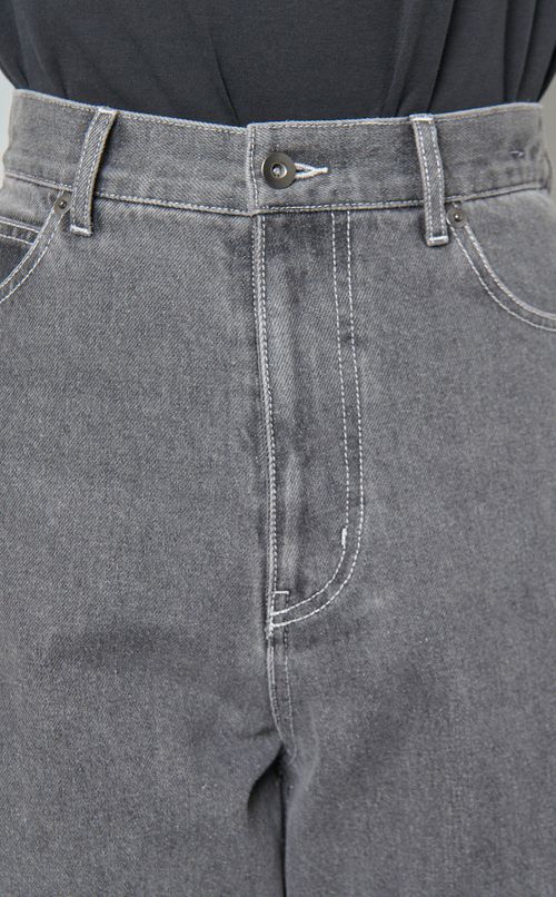 リボンデコレーションデニムパンツ